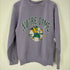 PLUMA SANTEE HEAVY WEIGHT 90S USA製 スウェット NOTRE DAME 霜降り紫 メンズ import:L