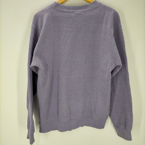 PLUMA SANTEE HEAVY WEIGHT 90S USA製 スウェット NOTRE DAME 霜降り紫 メンズ import:L
