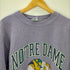 PLUMA SANTEE HEAVY WEIGHT 90S USA製 スウェット NOTRE DAME 霜降り紫 メンズ import:L