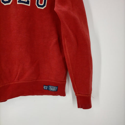 ポロラルフローレン POLO RALPH LAUREN POLO アップリケ クルーネック スウェット メンズ import:S