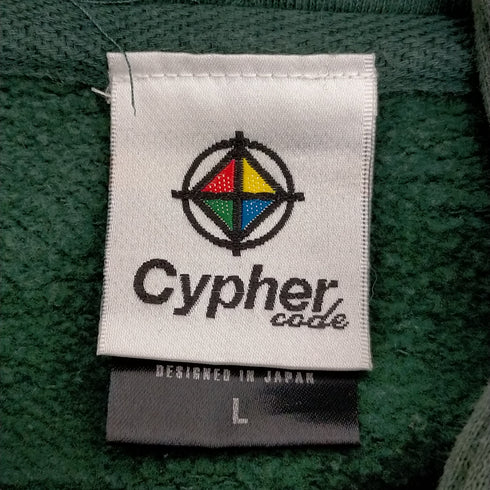 cypher code ロゴ刺繍プルオーバーパーカ メンズ JPN:L
