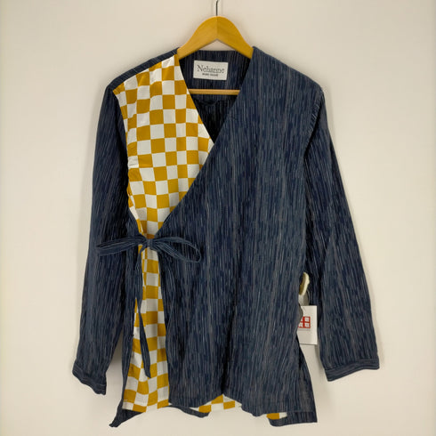 ネハンミハラヤスヒロ Nehanne MIHARA YASUHIRO 18SS エプロンシャツ メンズ JPN:44