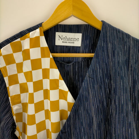 ネハンミハラヤスヒロ Nehanne MIHARA YASUHIRO 18SS エプロンシャツ メンズ JPN:44