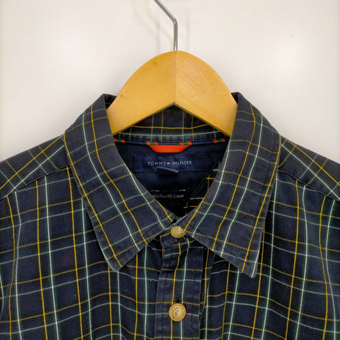 トミーヒルフィガー TOMMY HILFIGER オーバーサイズ コットンネルシャツ メンズ JPN:L