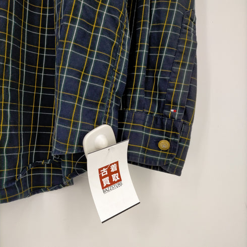 トミーヒルフィガー TOMMY HILFIGER オーバーサイズ コットンネルシャツ メンズ JPN:L