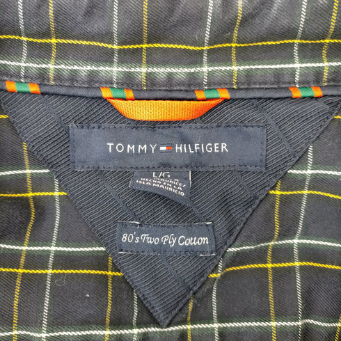 トミーヒルフィガー TOMMY HILFIGER オーバーサイズ コットンネルシャツ メンズ JPN:L