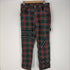 CYKXTEES チェック ボンテージパンツ パンク メンズ