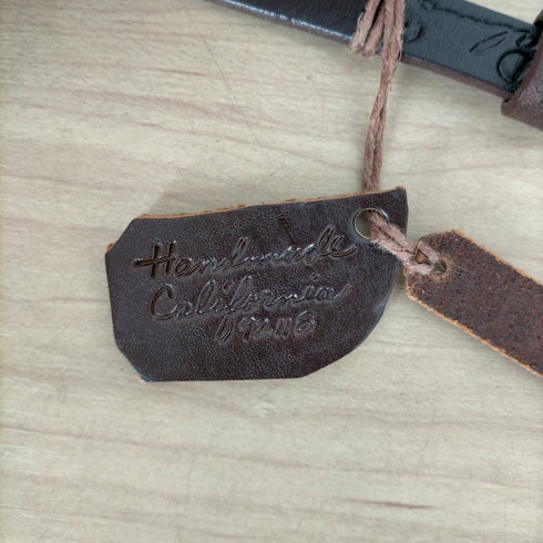 HANDMADE CALIFORNIA 92118 レザーナローダブルベルト レディース