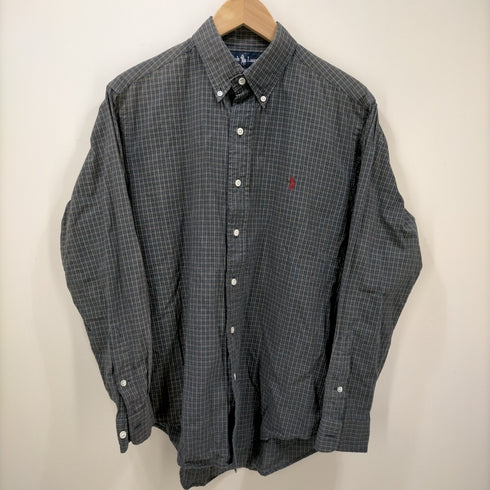 ラルフローレン RALPH LAUREN ボタンダウンチェックシャツ メンズ 38-80