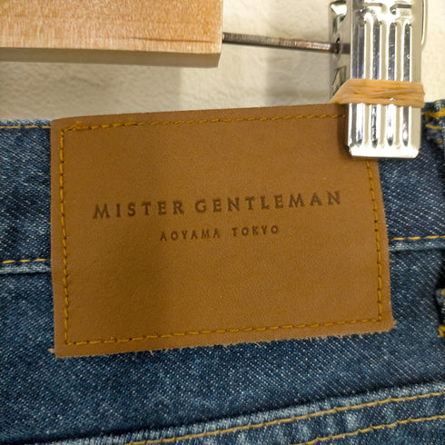 ミスタージェントルマン MISTER GENTLE MAN ONE WASH ジッパーフライ ストレートデニム メンズ 32