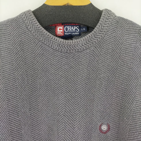 チャップスラルフローレン CHAPS RALPH LAUREN HAND FRAMED コットンニット メンズ JPN:L