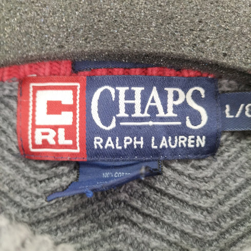 チャップスラルフローレン CHAPS RALPH LAUREN HAND FRAMED コットンニット メンズ JPN:L