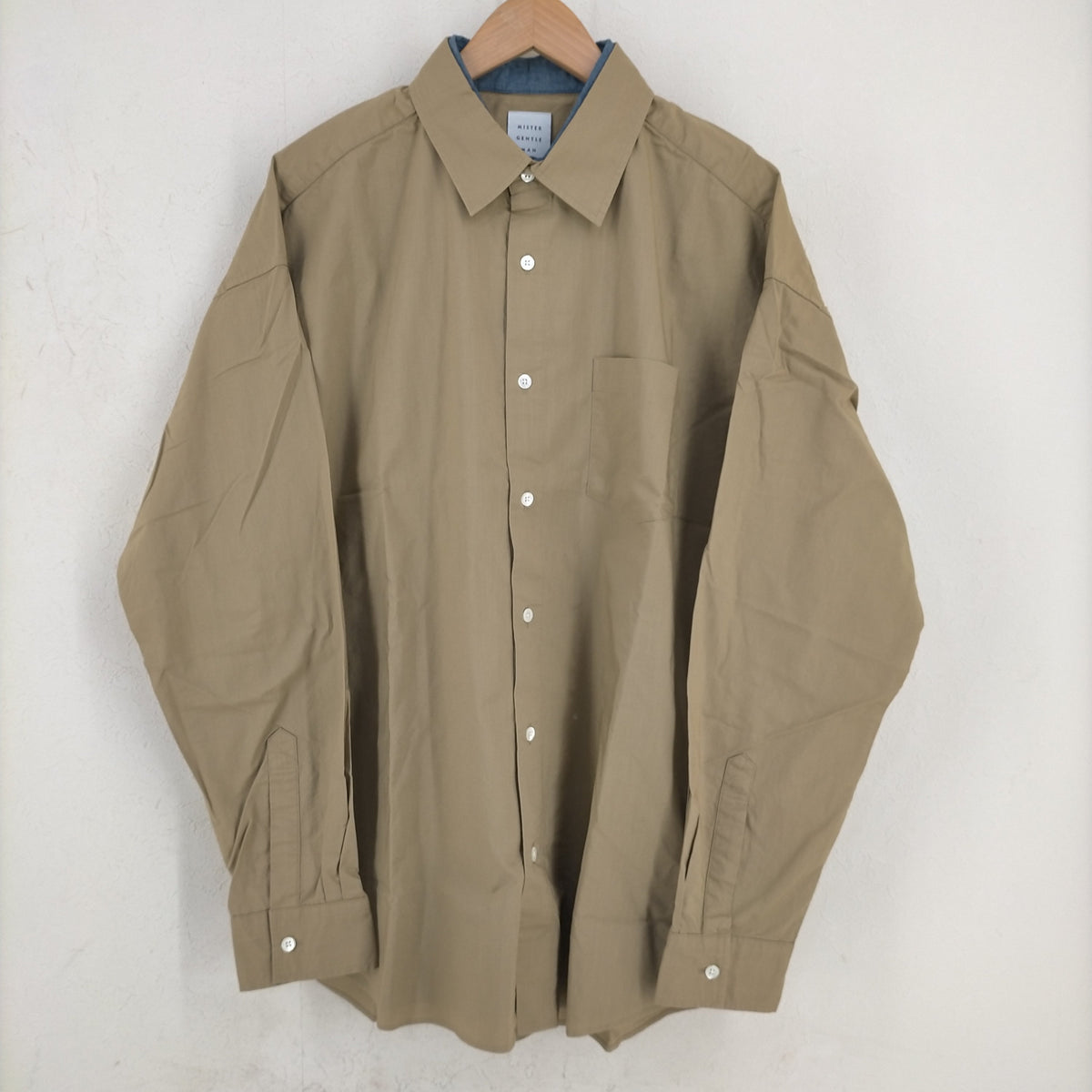 ミスタージェントルマン MISTER GENTLE MAN DOUBLE FRONT SHIRT ダブル 