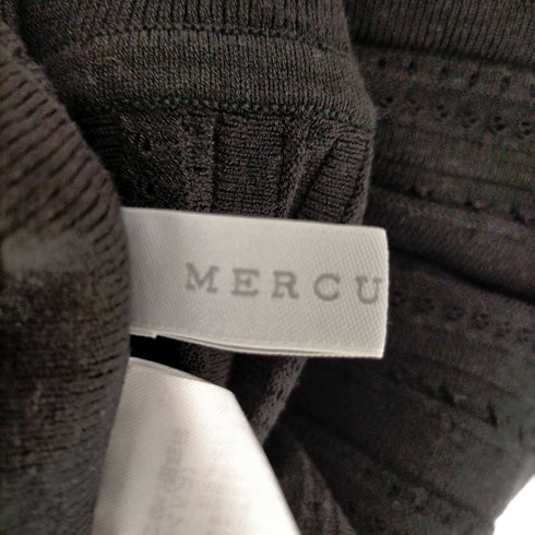 マーキュリーデュオ MERCURYDUO バックオープンリブロングニットワンピース レディース FREE
