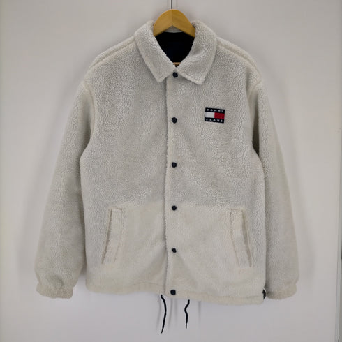 トミージーンズ tommy jeans リバーシブルテディコーチジャケット メンズ JPN:M