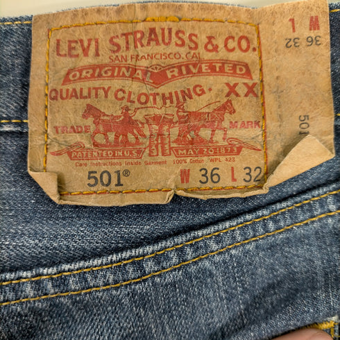 リーバイス Levis 00S フィリピン製 501 レギュラーストレートデニム 08年製 メンズ W36L32