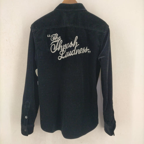 ジャックローズ JACKROSE バックチェーンステッチ ベロアコーデュロイシャツ メンズ 4