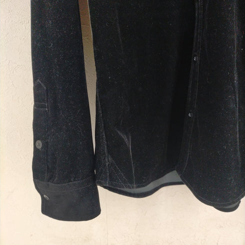 ジャックローズ JACKROSE バックチェーンステッチ ベロアコーデュロイシャツ メンズ 4