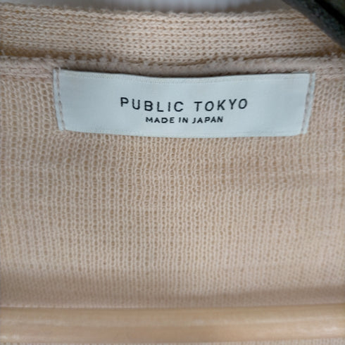 パブリックトウキョウ PUBLIC TOKYO 20SS 和シルクショートカーディガン レディース FREE