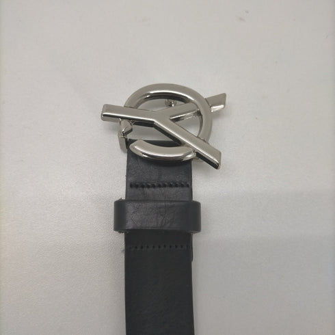 オーワイ OY LOGO LEATHER BELT ロゴレザーベルト メンズ