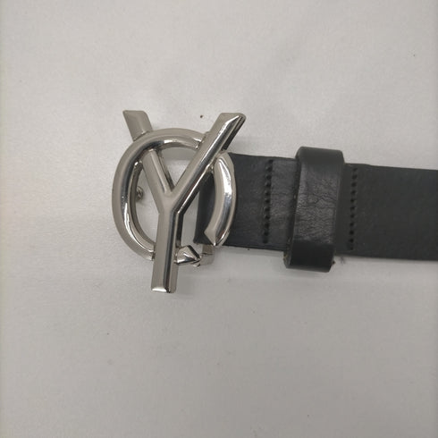 オーワイ OY LOGO LEATHER BELT ロゴレザーベルト メンズ