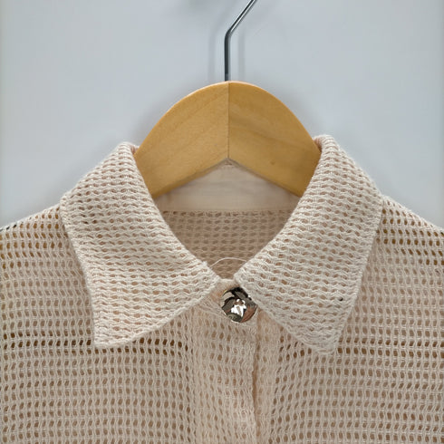メゾンスペシャル MAISON SPECIAL 22SS メッシュシャツ レディース FREE