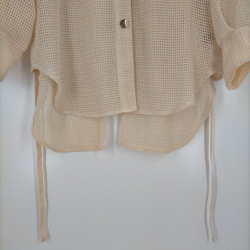 メゾンスペシャル MAISON SPECIAL 22SS メッシュシャツ レディース FREE
