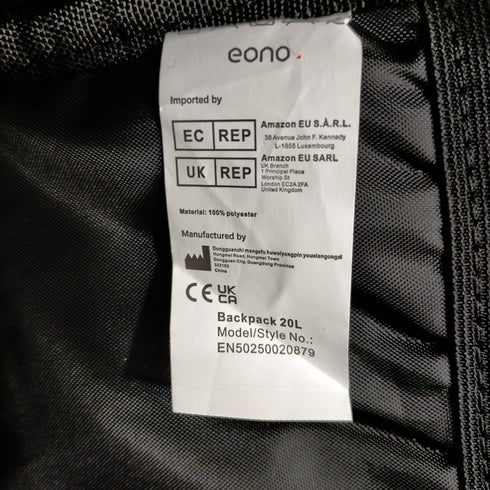eono 20L バックパック メンズ