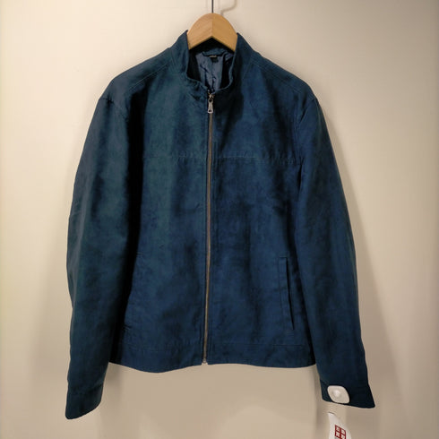 バナナリパブリック BANANA REPUBLIC スタンドカラー ジップアップ スエード ジャケット メンズ JPN:L