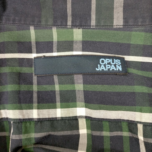 opus japan チェックシャツ メンズ