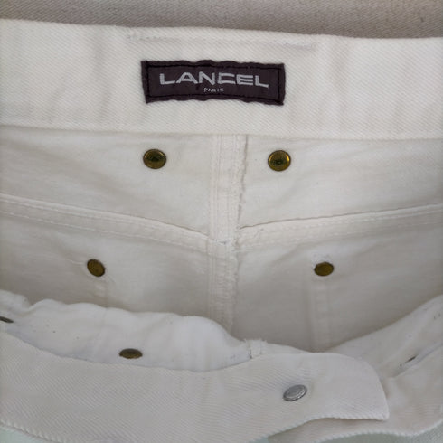 ランセル LANCEL ホワイトデニム メンズ