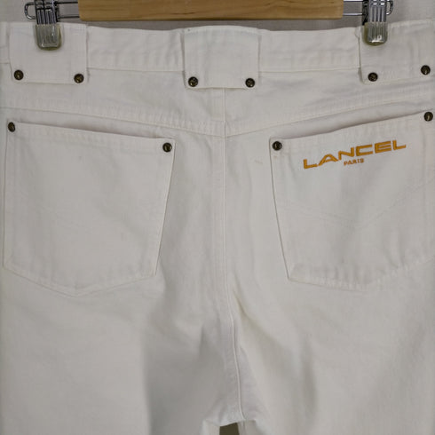 ランセル LANCEL ホワイトデニム メンズ