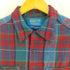 ペンドルトン PENDLETON 90-00s USA製 開襟 ネルチェックシャツ メンズ import:S