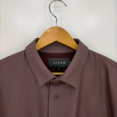 AIVER フェイクレザー オーバーサイズジャケット メンズ JPN:M