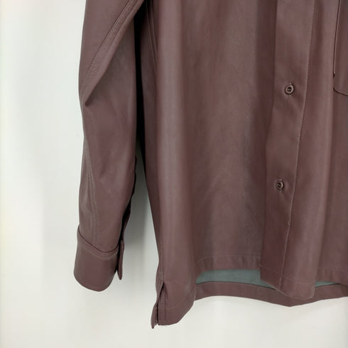 AIVER フェイクレザー オーバーサイズジャケット メンズ JPN:M