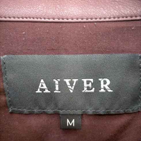 AIVER フェイクレザー オーバーサイズジャケット メンズ JPN:M
