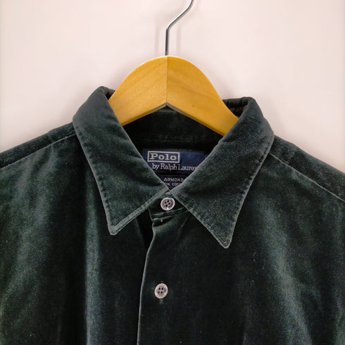 ポロバイラルフローレン Polo by RALPH LAUREN 90S ARMOND ベロアシャツ メンズ JPN:L