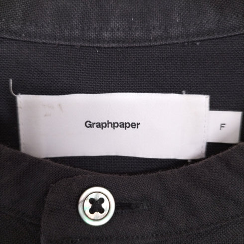 グラフペーパー Graphpaper Oxford Oversized Band Collar Shirt メンズ FREE