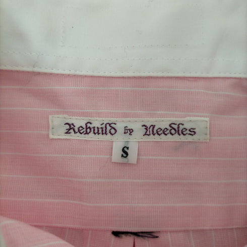 リビルドバイニードルズ rebuild by needles 再構築シャツ メンズ JPN:S