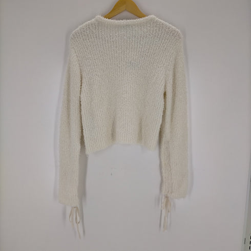 ザラ ZARA FAUX FUR SWEATSHIRT レディース JPN:L