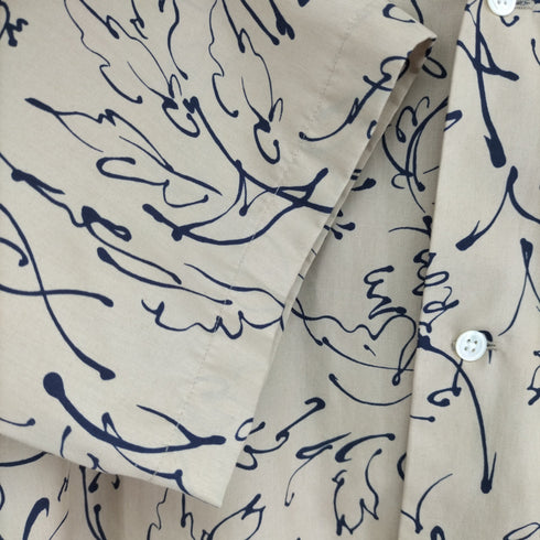 ビューティーアンドユースユナイテッドアローズ BEAUTY & YOUTH UNITED ARROWS 総柄オープンカラーシャツ メンズ M