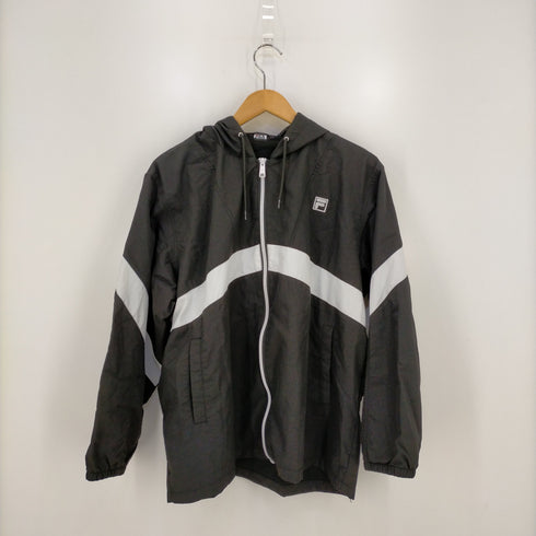 フィラ FILA ロゴ刺繍 背面プリントナイロンパーカー レディース JPN:XL