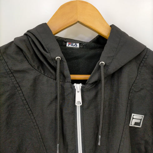 フィラ FILA ロゴ刺繍 背面プリントナイロンパーカー レディース JPN:XL