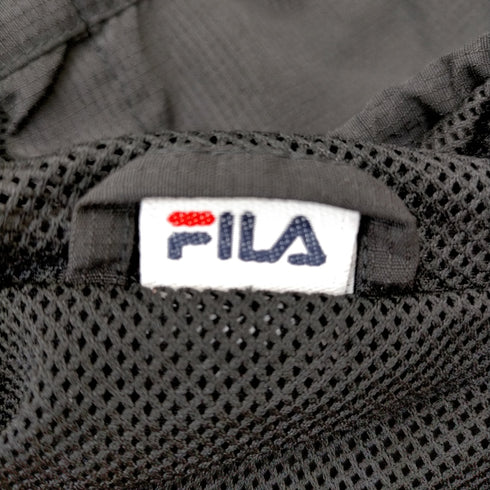 フィラ FILA ロゴ刺繍 背面プリントナイロンパーカー レディース JPN:XL