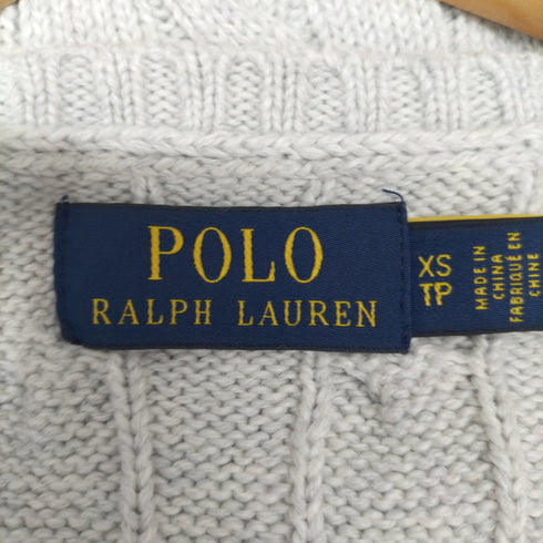 ポロラルフローレン POLO RALPH LAUREN コットンニットベスト レディース XS