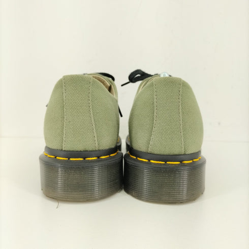 ドクターマーチン Dr.Martens 1461 NATURAL CANVAS KHAKI GREEN レディース UK:5