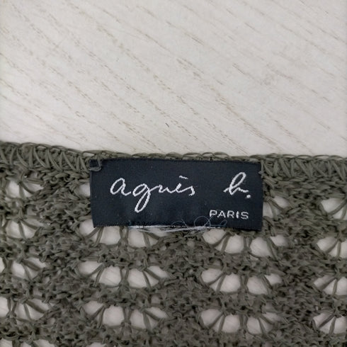 アニエスベー agnes b. メッシュ半袖カットソー レディース