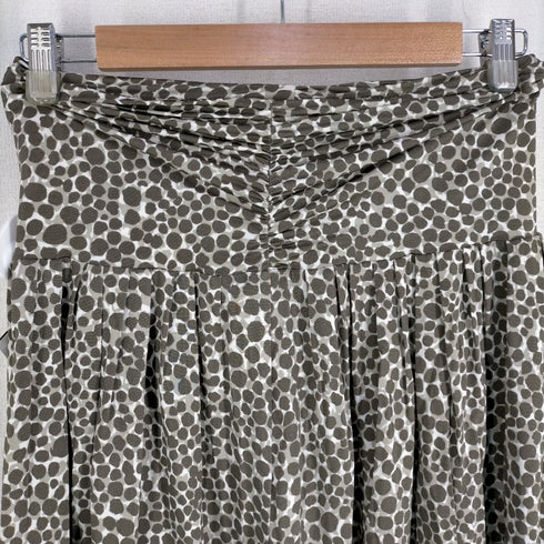 マックスマーラステュディオ MAX MARA STUDIO レオパード柄ひざ丈スカート レディース JPN:S