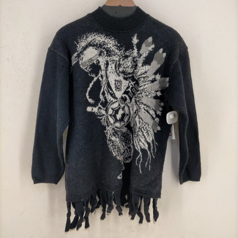 MICMAC フリンジ刺繍ニット レディース 9