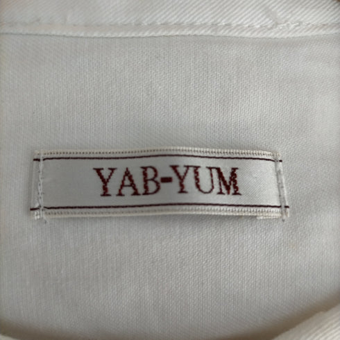 ヤブヤム YAB-YUM ショートスリーブ ノーカラーカットソー レディース